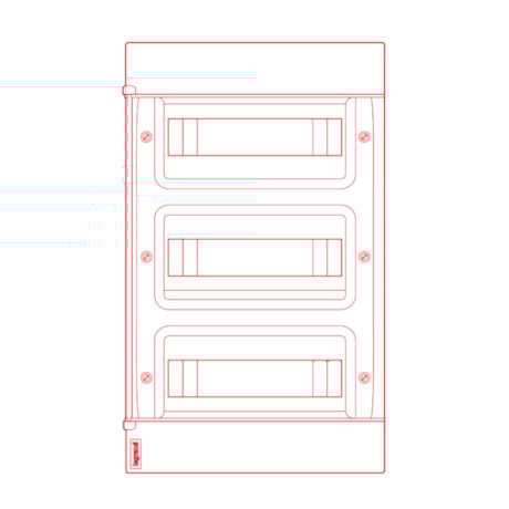 Quadro para 36 Disjuntores PVC 328x535x103mm Embutir 135003 LEGRAND-311132d3-4ce6-453b-81bc-49ef59490972