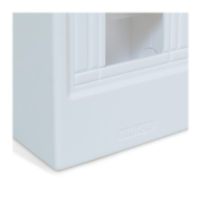 Quadro para 4 Disjuntores PVC 94x142x70,5mm Sobrepor SSCT4 STECK-a199034e-771b-4233-800d-ad1a072087dd