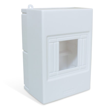 Quadro para 4 Disjuntores PVC 94x142x70,5mm Sobrepor SSCT4 STECK-77165e81-c854-42bc-bdeb-39ae2e4d3d87