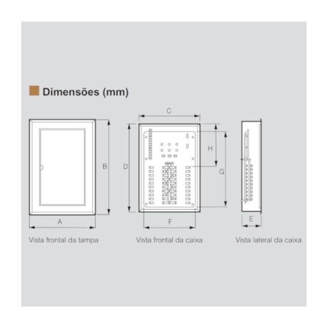 Quadro para 44 Disjuntores 100A Chapa de Aço 360x675x330mm Embutir QDETN II-U 44/32 100 904364N CEMAR-ef6ea83f-8cc5-4a00-8e2e-f315e1876e23