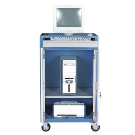 Rack Móvel para Computador com Gaveta e Porta Teclado CR-45 MARCON-4ea9d3e3-9672-4813-9e7f-0a255fc227ce