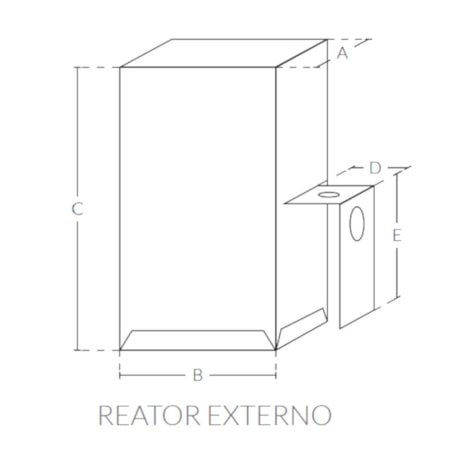 Reator Externo Mercúrio 125W 220V AE1226MT HGE-5d04ada4-797a-48c1-906e-387fe2be055e