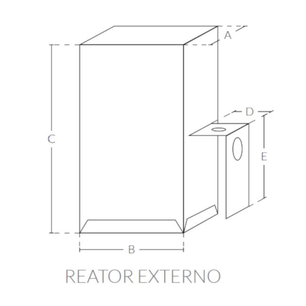 Reator Externo Mercúrio 125W 220V AE1226MT HGE-c473f754-f35e-45a4-a25b-0bd52bb61f94