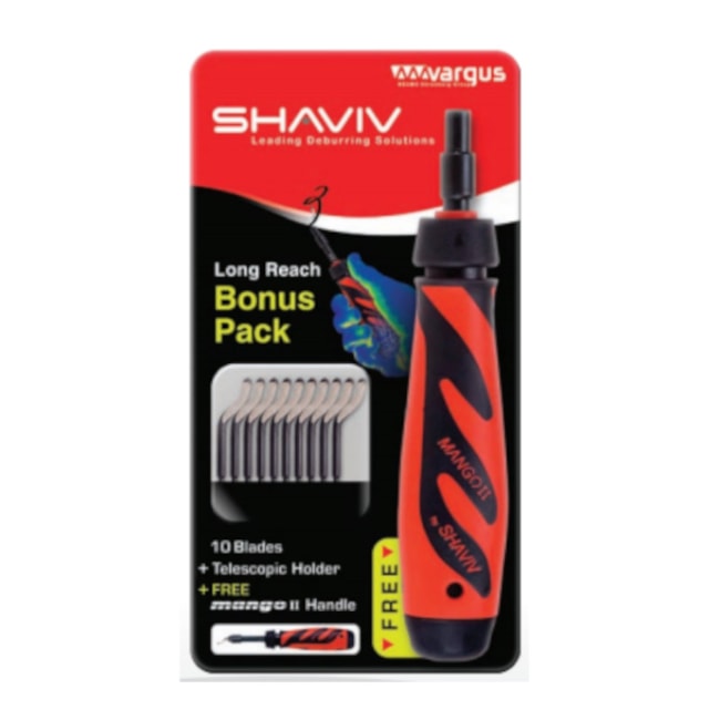 Rebarbador com Cabo e 10 Lâminas E-100 155-00178 SHAVIV-b9f890de-57aa-43c2-8cfe-9ef46c8f859c