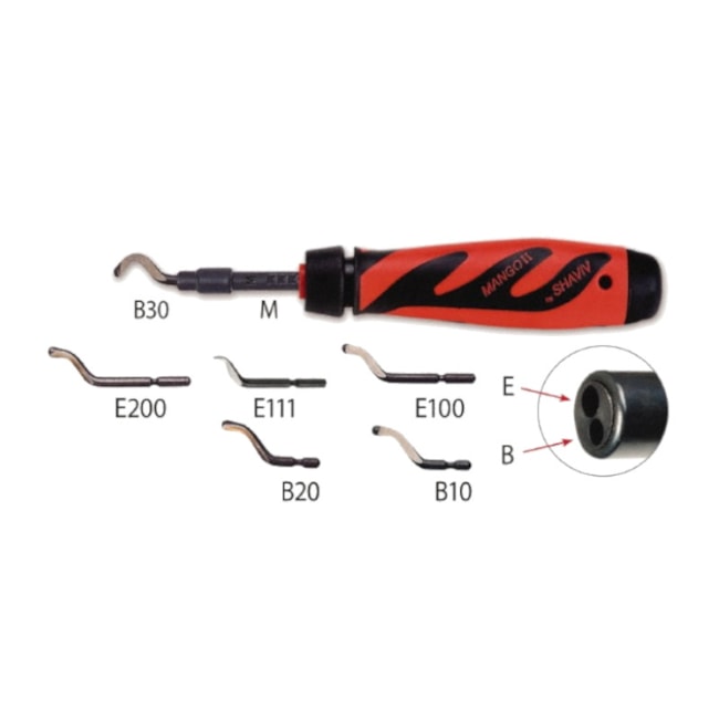 Rebarbador com Cabo e 6 Lâminas B e E 155-00199 SHAVIV-4a4ec584-994c-44b2-ac87-023a20d12eb7
