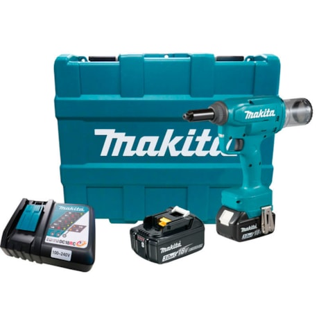 Rebitador 2 Baterias 18V Bivolt com Carregador e Maleta DRV250RFE MAKITA-64e9c788-6a30-49d8-ab6b-a37cf9210716