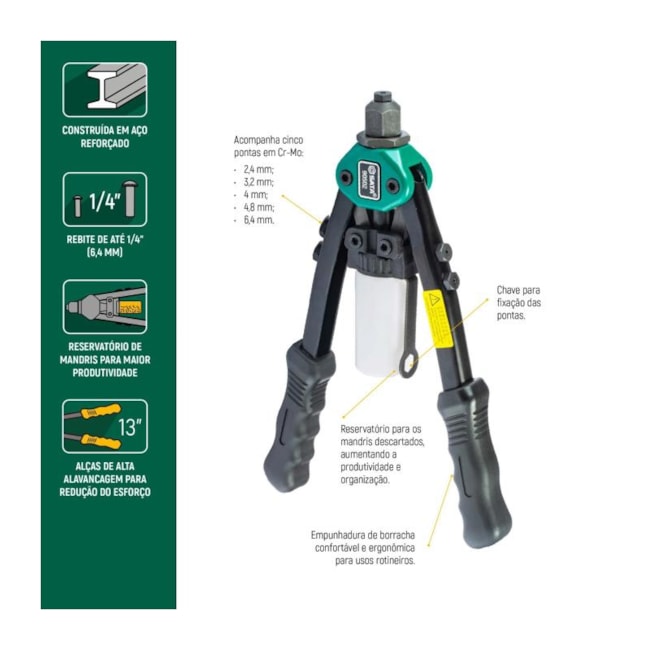 Rebitador de Alavanca 13