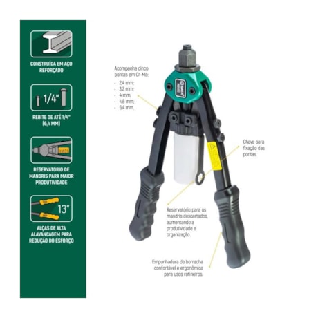 Rebitador de Alavanca 13