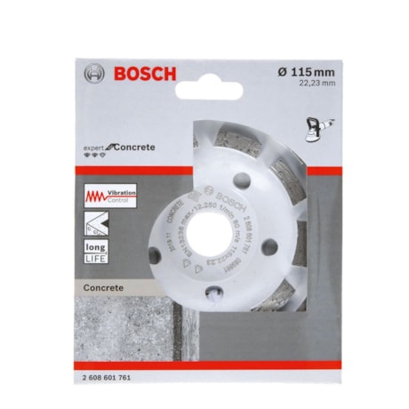 Rebolo Diamantado Prato 115mmx22,23mm Segmentado 2608601761 BOSCH