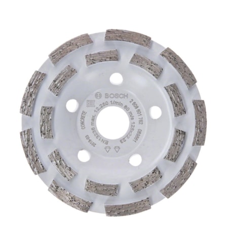 Rebolo Diamantado Prato 125mm x 22,2mm Segmentado 2608601762 BOSCH