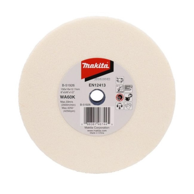 Rebolo Reto 6'' 5/8'' 1/2'' Grão 60 B-51926 MAKITA-d72841f5-c02d-44f2-8c13-66c8d6e104d8