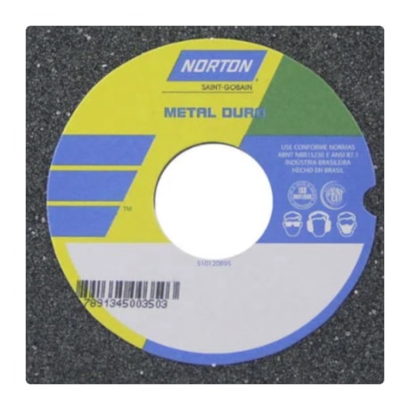 Rebolo Reto de Widia 10'' Grão 120 66253455676 NORTON-00a21eba-4fc8-455b-8928-0d4f4563b599
