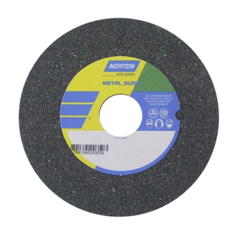 Rebolo Reto de Widia 10'' Grão 120 66253455676 NORTON-da63fa25-625f-4842-8576-db151835d362