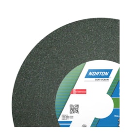 Rebolo Reto de Widia 10'' X 1'' X 1.1/2'' Grão 60 ART 39C 60K NORTON