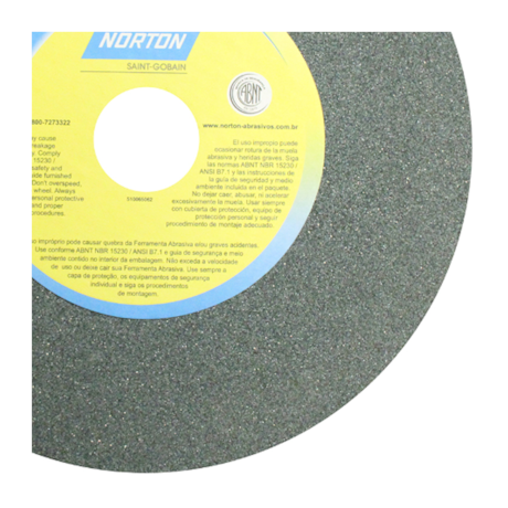 Rebolo Reto de Widia 6'' X 1/2'' X 1.1/4'' Grão 100 FE 39C 100K NORTON-3763eb89-98d1-4138-ba3f-3796ac6ab1ce