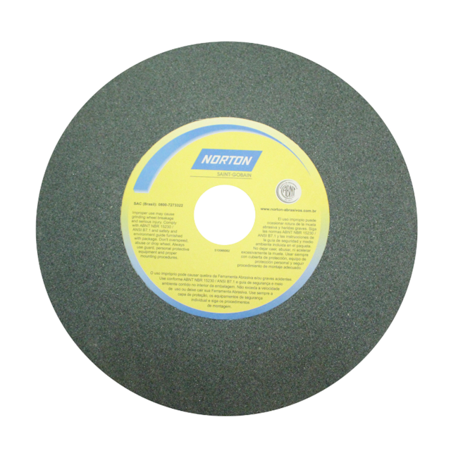 Rebolo Reto de Widia 6'' X 1/2'' X 1.1/4'' Grão 100 FE 39C 100K NORTON-780c2bfa-ef27-4083-bb1e-778588d9330d