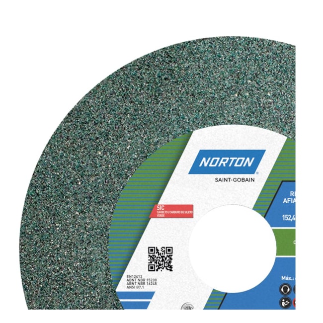 Rebolo Reto de Widia 6'' X 1/2'' X 1.1/4'' Grão 120 FE 39C 120K NORTON-deb99a97-1a5e-4e42-b102-f80c5451da85