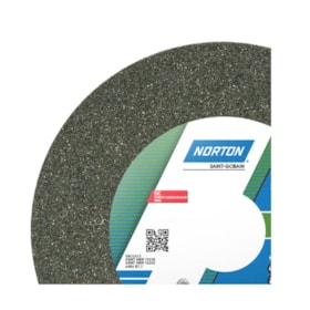 Rebolo Reto de Widia 6'' X 3/4'' X 1.1/4'' Grão 80 FE 39C 80K Norton