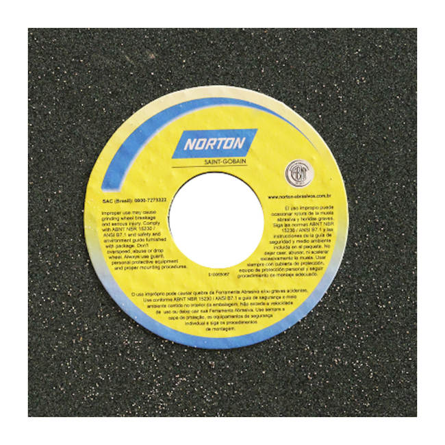 Rebolo Reto de Widia 8'' X 1'' X 1.1/4'' Grão 80 FE 39C 80K NORTON-8c67e33a-f3a3-43a8-9bb0-88bf1502dd0a