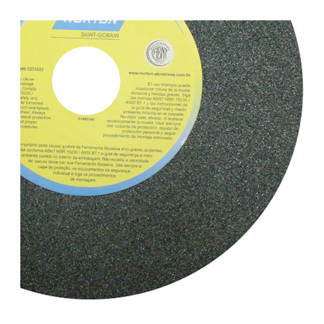 Rebolo Reto de Widia 8'' X 3/4'' X 1.1/4'' Grão 80 FE 39C 80K NORTON -f0d927c7-fb75-4be3-9262-8bd486d41d2d