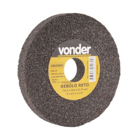 Rebolo Reto Grosso 6mm 3/4'' 1249634036 VONDER