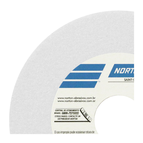 Rebolo Reto para Ferramentaria 6'' X 1/4'' X 1.1/4'' Grão 100 FE 38A 100KVS NORTON-e67db5eb-3b10-4e55-a5f3-b52cf0f82289