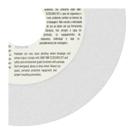 Rebolo Reto para Ferramentaria 6'' X 1'' X 1.1/4'' Grão 46 ART 38A 46K NORTON-a6ee581c-b13c-4d19-aecc-15e5d8099215