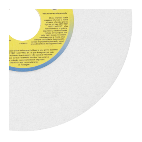 Rebolo Reto para Ferramentaria 8'' X 1'' X 1.1/4'' Grão 60 FE 38A 60K NORTON-a5a03184-caa1-4ae3-ba40-2851dd882ccb