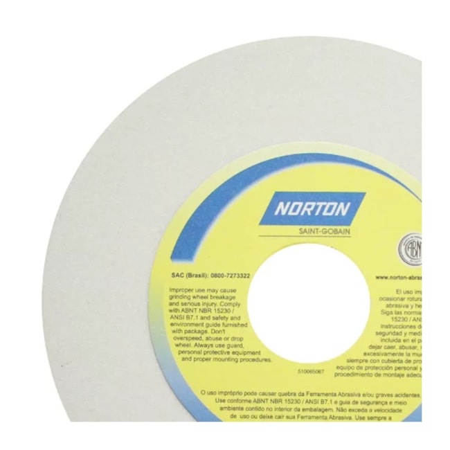 Rebolo Reto para Ferramentas 14'' 1.1/4'' 5'' Grão 46 FE 38A 46K NORTON-f5b3e1ec-6c2a-466c-92a1-693ffb07818c