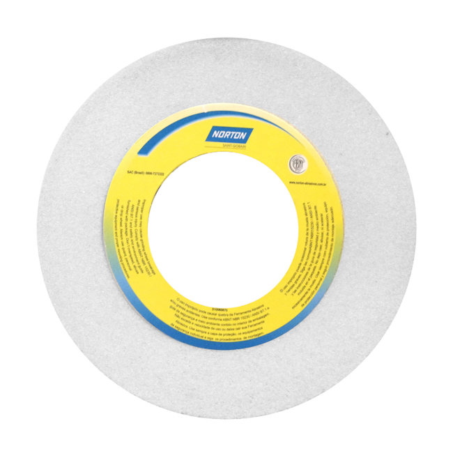 Rebolo Reto para Ferrmanetaria 12'' X 1.1/2'' X 5'' Grão 60 FE 38A 60K NORTON -77bbce40-3dac-45c3-9b64-fb0556d4bd64