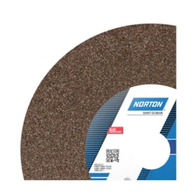 Rebolo Reto para Uso Geral 10'' X 1.1/2'' X 1.1/2'' Grão 60 ART A60 NVS NORTON