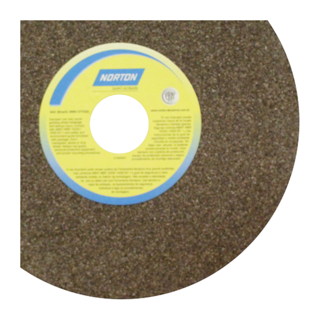 Rebolo Reto para Uso Geral 10'' X 2'' X 1.1/2'' Grão 36 ART A36 QVS NORTON-7f5d19d4-9bf9-4261-909d-0aae5da17180