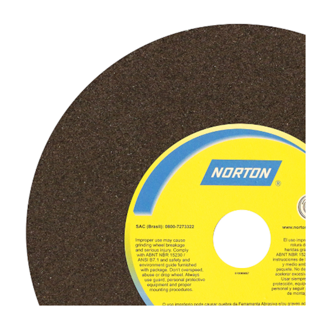 Rebolo Reto para Uso Geral 12'' X 1.1/2'' X 1.1/2'' Grão 46 ART A46 OVS NORTON-3a3f8d2e-b034-483a-917a-3edabb1fb806