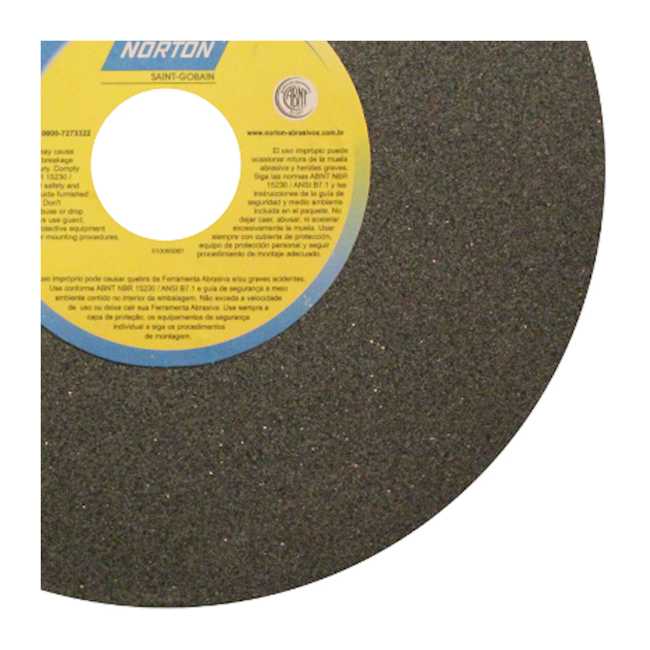 Rebolo Reto para Uso Geral 12'' X 1.1/4'' X 1.1/2'' Grão 24 ART A24 RVS NORTON-eb867a6a-fa98-47ee-a431-ee9e0a90492a