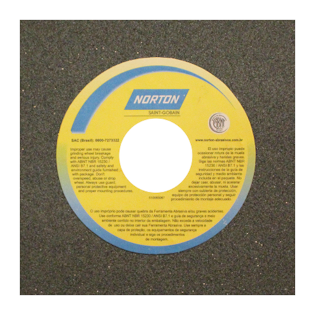 Rebolo Reto para Uso Geral 12'' X 1.1/4'' X 1.1/2'' Grão 24 ART A24 RVS NORTON-09ad728b-ed24-4f79-afde-b83948e5d269