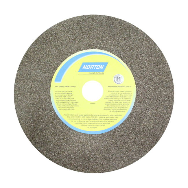 Rebolo Reto para Uso Geral 12'' X 12'' X 1.1/2'' Grão 60 ART A60 NVS NORTON-4d672fc5-7551-49bb-bc83-e586af52f4db