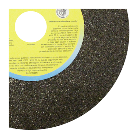 Rebolo Reto para Uso Geral 12'' X 2'' 1.1/2'' Grão 24 ART A24 RVS NORTON-797ee78a-df5e-43a7-b32f-8bd239c1f869