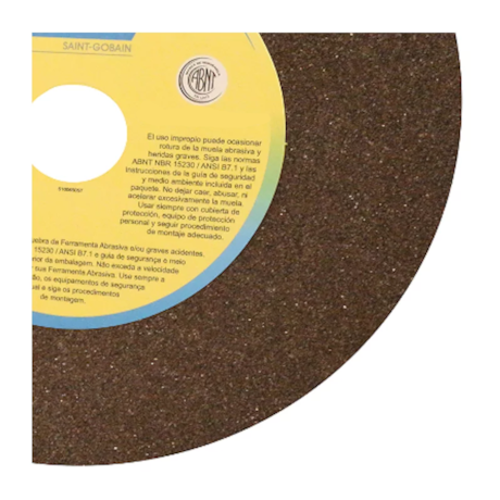 Rebolo Reto para Uso Geral 12'' X 2'' X 1.1/2'' Grão 36 ART A36 QVS NORTON-7cb35ee9-0aea-4c12-8ef1-dc64c57b394a