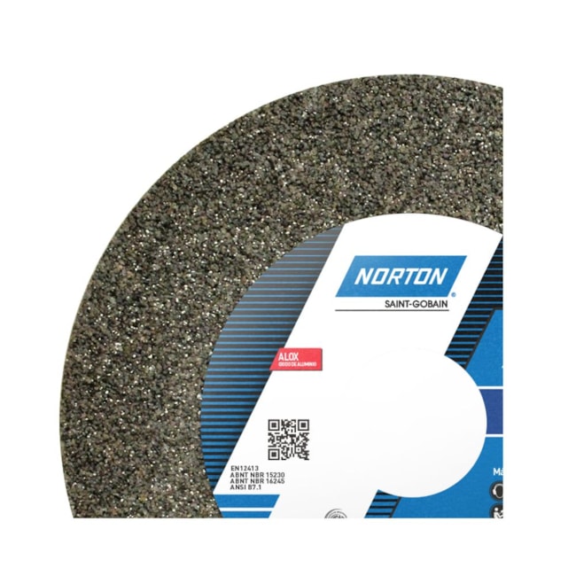 Rebolo Reto para Uso Geral 6'' X 3/4'' X 1.1/4'' Grão 46 ART A46 OVS NORTON-1af5ffa8-3d6a-40a2-9343-ccc70af3f465