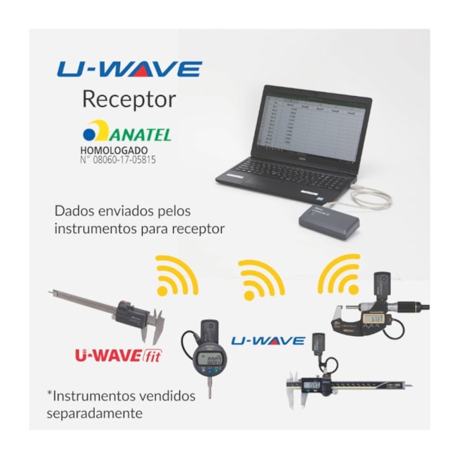 Receptor de Dados sem Fio U-WAVE-R 02AZD810E MITUTOYO-b8d8fe1a-e2c6-4c3a-adfc-f2f75a156b53