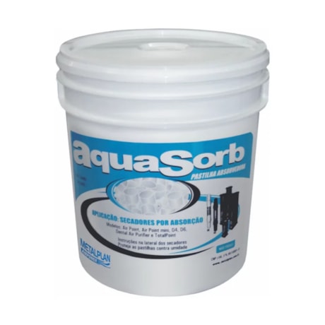 Refil para Secador de Ar Comprimido 1Kg AQUASORB1 METALPLAN