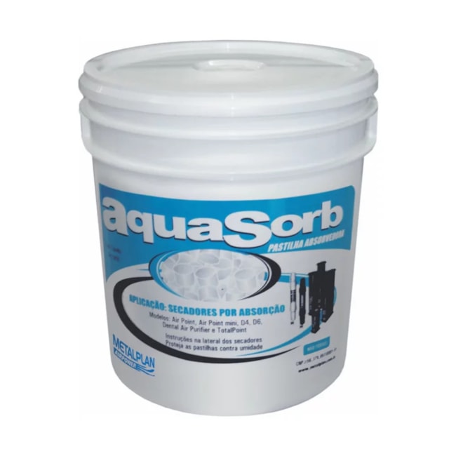 Refil para Secador de Ar Comprimido 1Kg AQUASORB1 METALPLAN-94352848-ba7b-4591-9a36-f62fef7d78bc