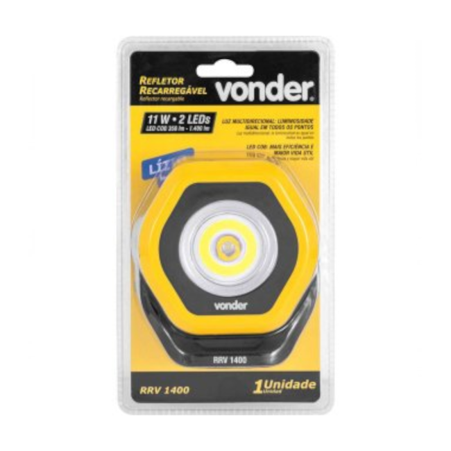 Refletor de Led COB Recarregável 1.400 Lúmens RRV 1400 8075400140 VONDER-c39990d4-98d1-4ae8-8a47-c3f8d1af691a