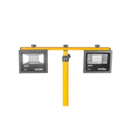 Refletor LED 20W 6500K Bivolt Preto Tripé 2 metros 8075002020 VONDER-94435c41-2748-481f-8578-d5e09c8da7c5