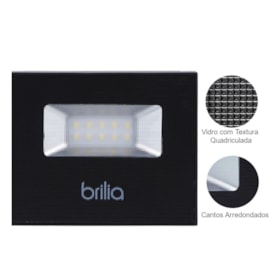 Refletor Projetor LED 10W 3000K Bivolt 438671 BRILIA