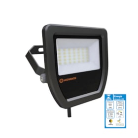 Refletor Projetor Led 50W 5000K Bivolt Preto FLOODLIGHT PFM OSRAM