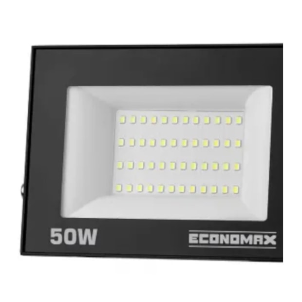 Refletor Projetor LED 50W 6500K Bivolt Preto 12796 ECONOMAX KIAN-4d08eabe-3cae-4a87-a8cd-461db1717d02