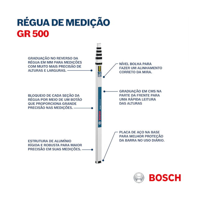 Régua de Medição 5 Metros GR 500 BOSCH-c4910601-9a1d-40aa-a470-ff08e493ca89