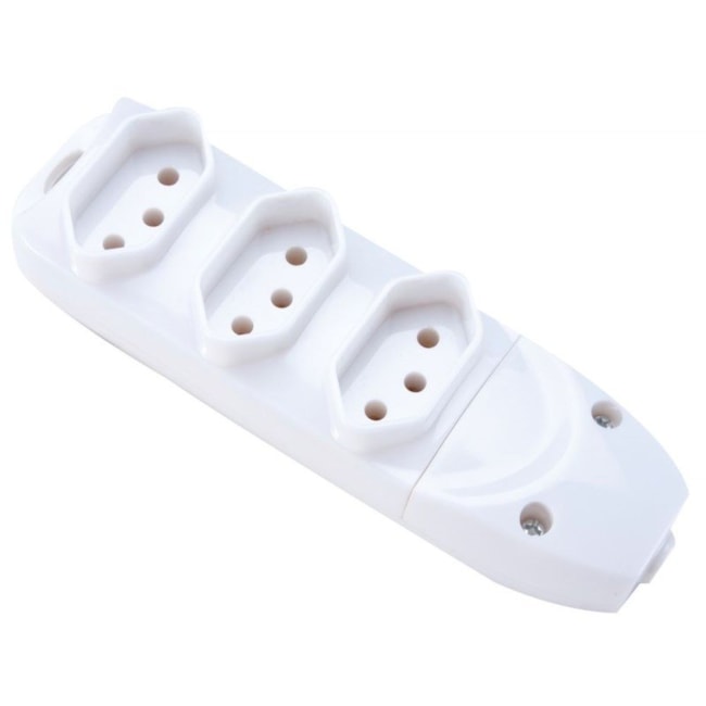 Régua Múltipla Tripolar sem Cabo 10A 250V 57504/063 TRAMONTINA ELETRIK-cd69de2f-6573-4312-b132-c1cad8ab5b74