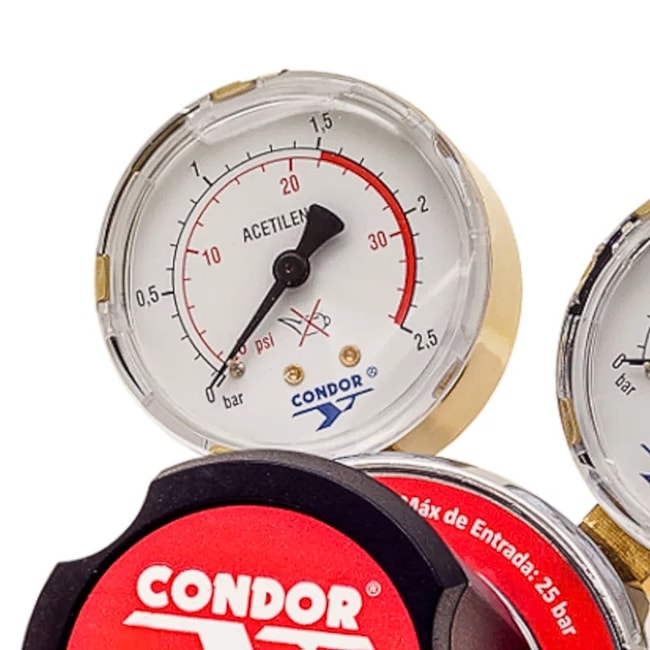 Regulador de Pressão Acetileno para Cilindros 1 Estágio HD 1.5 AC CONDOR-286d835b-4d0f-448e-a568-218d7e37e898